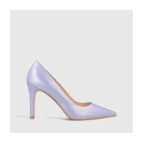 Escarpin Rachel en cuir métallisé avec des touches lavande | LODI Chaussures pour femme en ligne