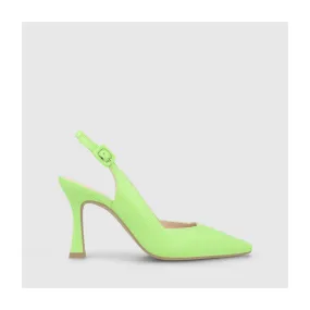 Escarpins femme en cuir verni de couleur verte | LODI Chaussures pour femme en ligne.