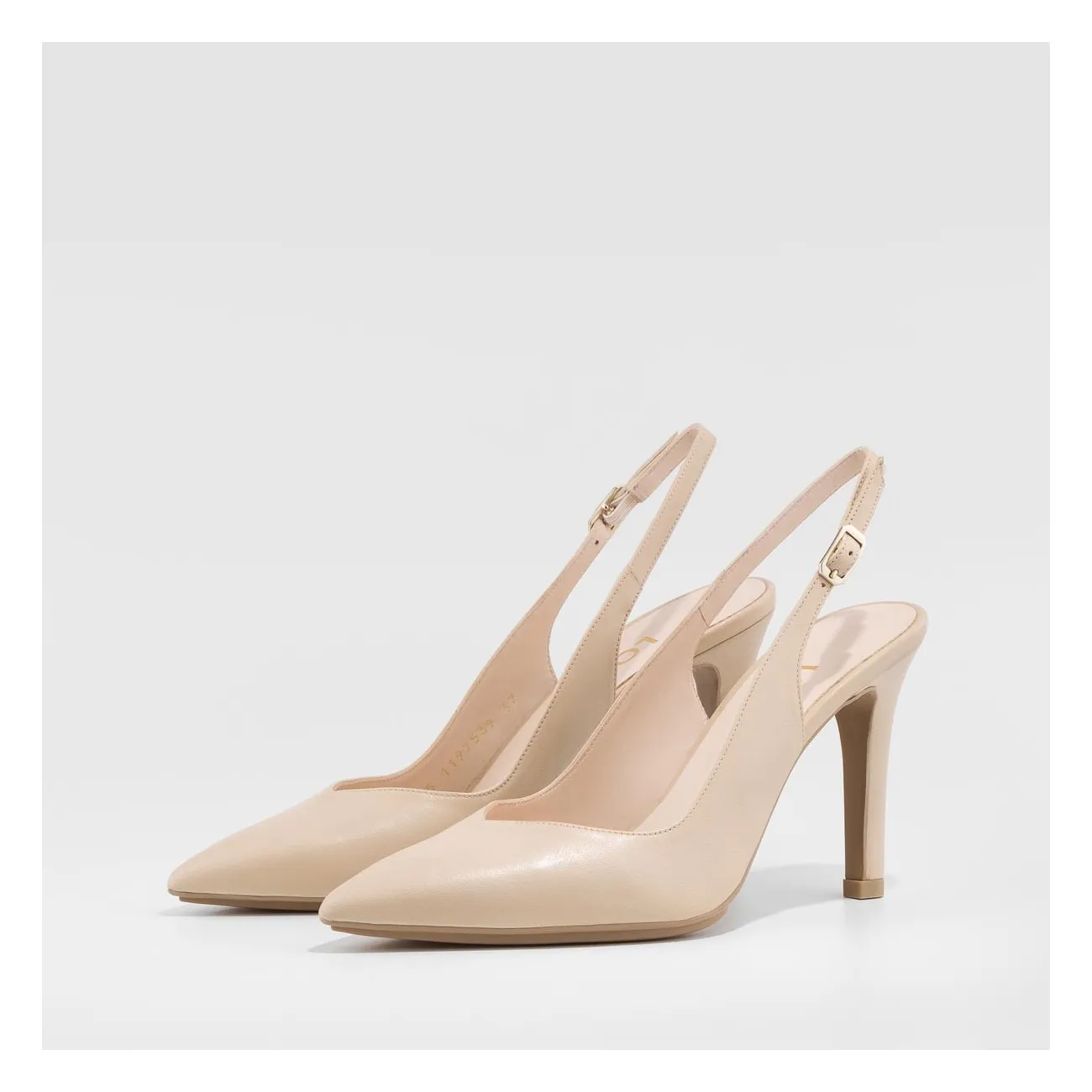 Escarpins Raian-TP en cuir beige | Chaussures femme LODI en ligne