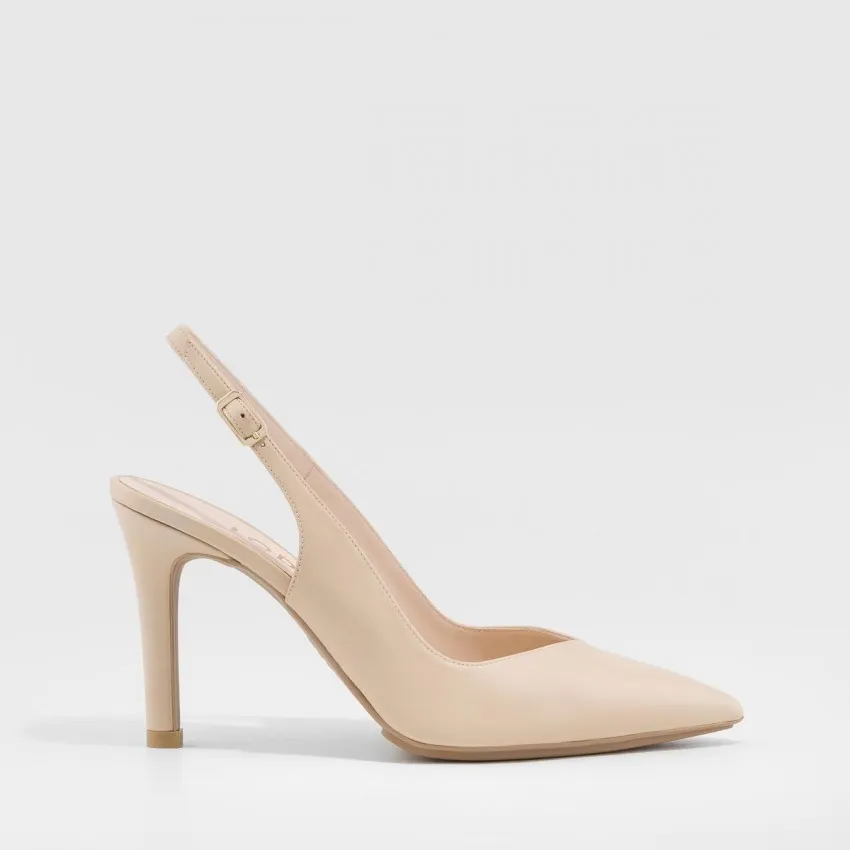 Escarpins Raian-TP en cuir beige | Chaussures femme LODI en ligne