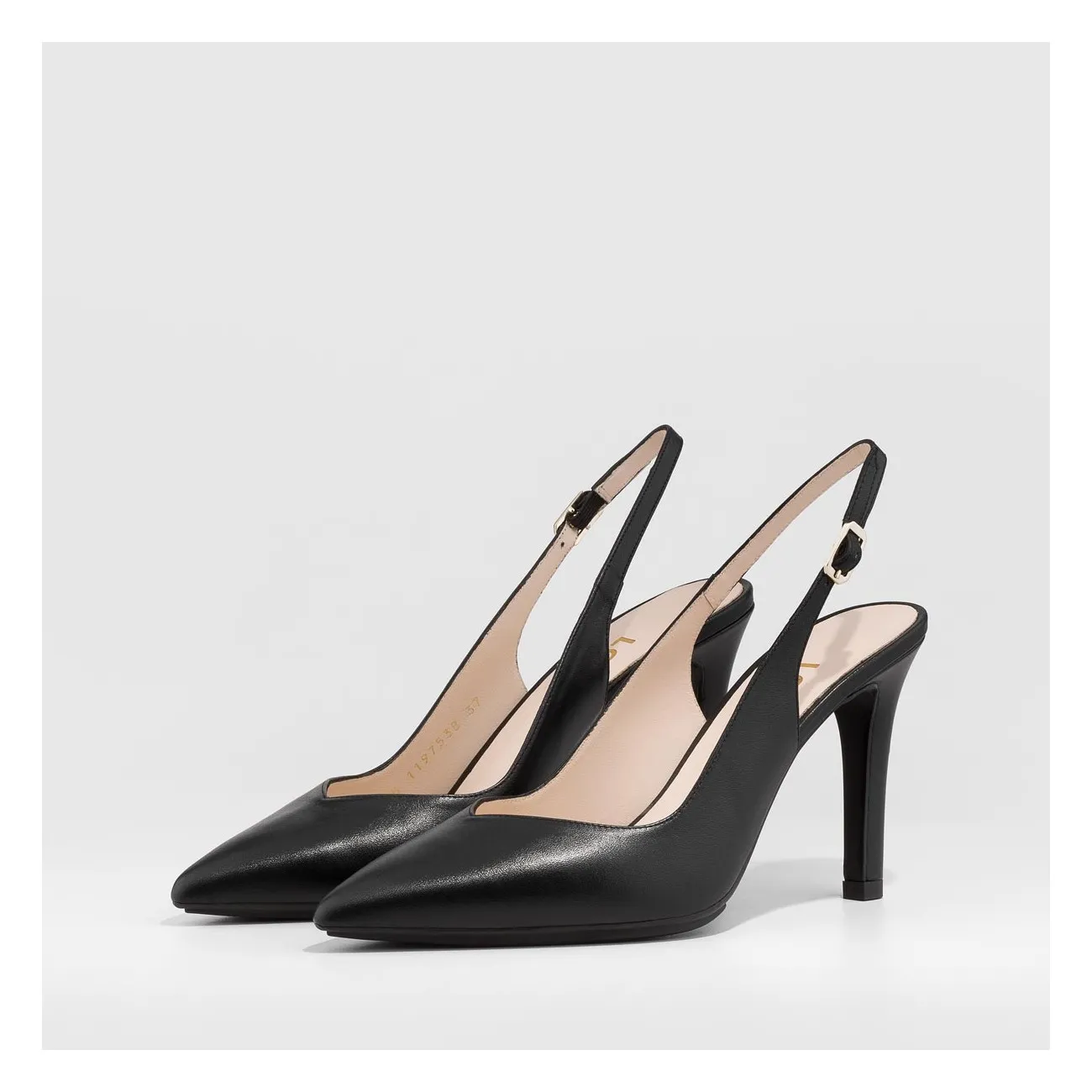 Escarpins Raian-TP en cuir noir | Chaussures femme LODI en ligne