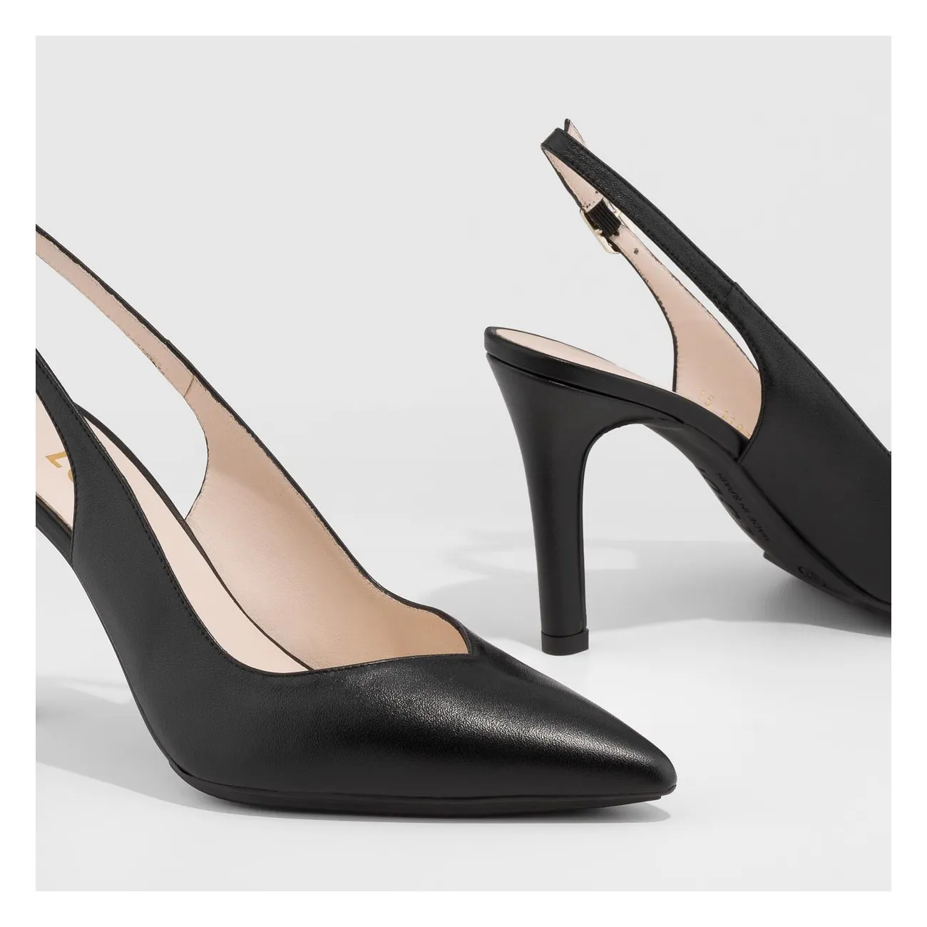 Escarpins Raian-TP en cuir noir | Chaussures femme LODI en ligne