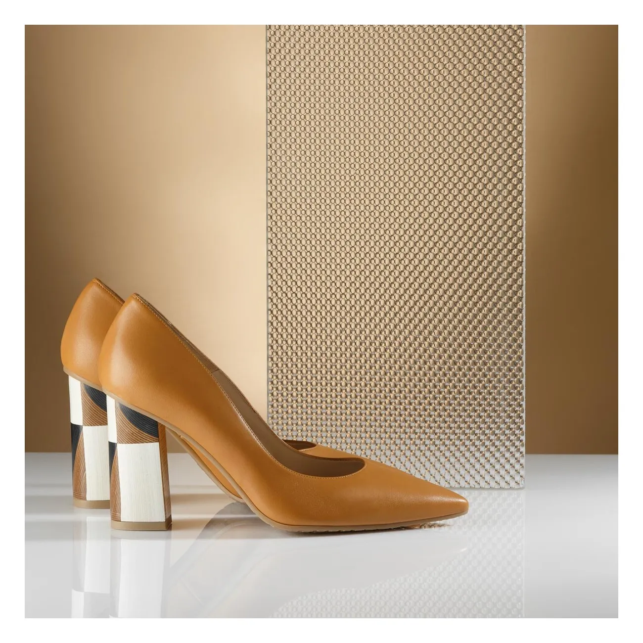 Escarpins Shena-GE en cuir camel | Chaussures femme LODI en ligne