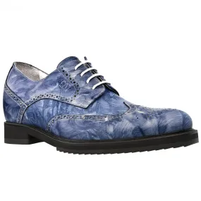 Monet - Classiques chaussures rehaussantes en Cuir Pleine Fleur de 6 cm à 8 cm en plus