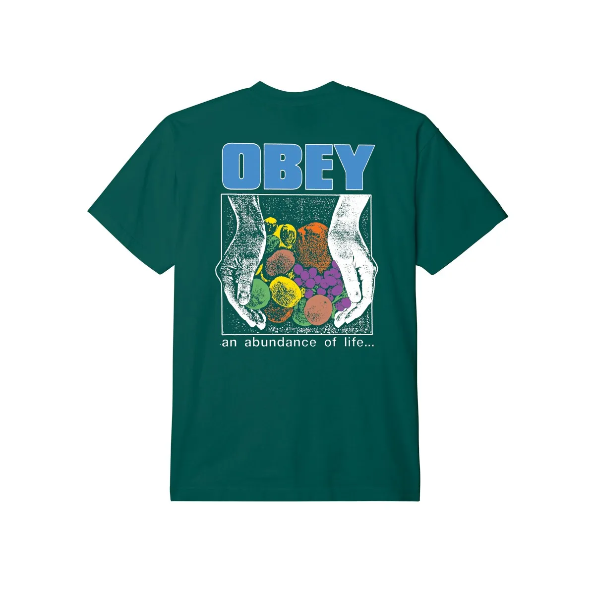 OBEY - T-shirt Abundance of Life vert