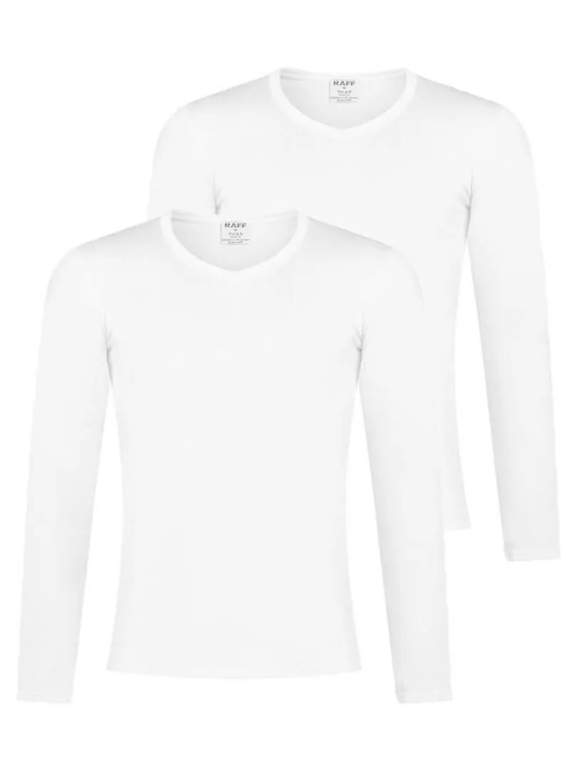 Pack 3 T-shirt thermique polaire, Alaska - Blanc