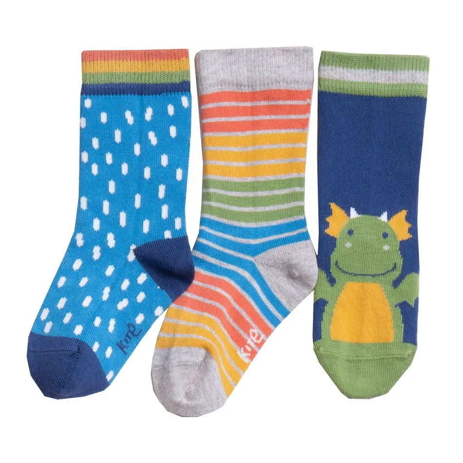 Pack de 3 paires de chaussettes Dragon