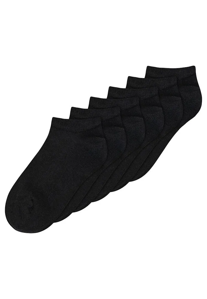 Pack de 6 paires de chaussettes courtes en coton bio