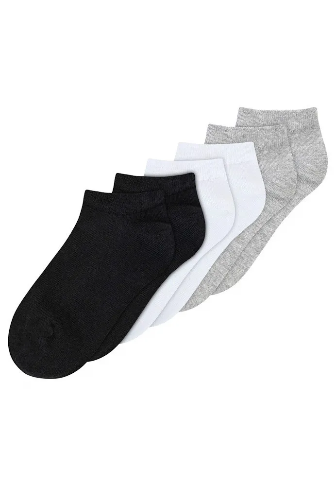 Pack de 6 paires de chaussettes courtes en coton bio