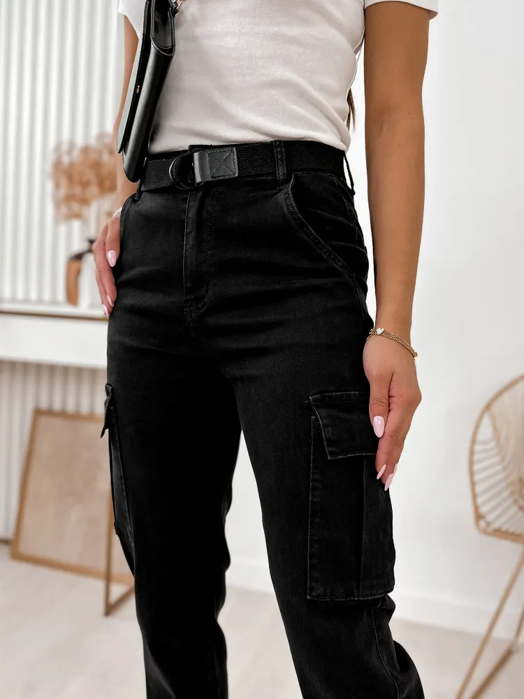 PANTALON BANDI NOIR