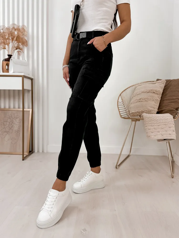 PANTALON BANDI NOIR