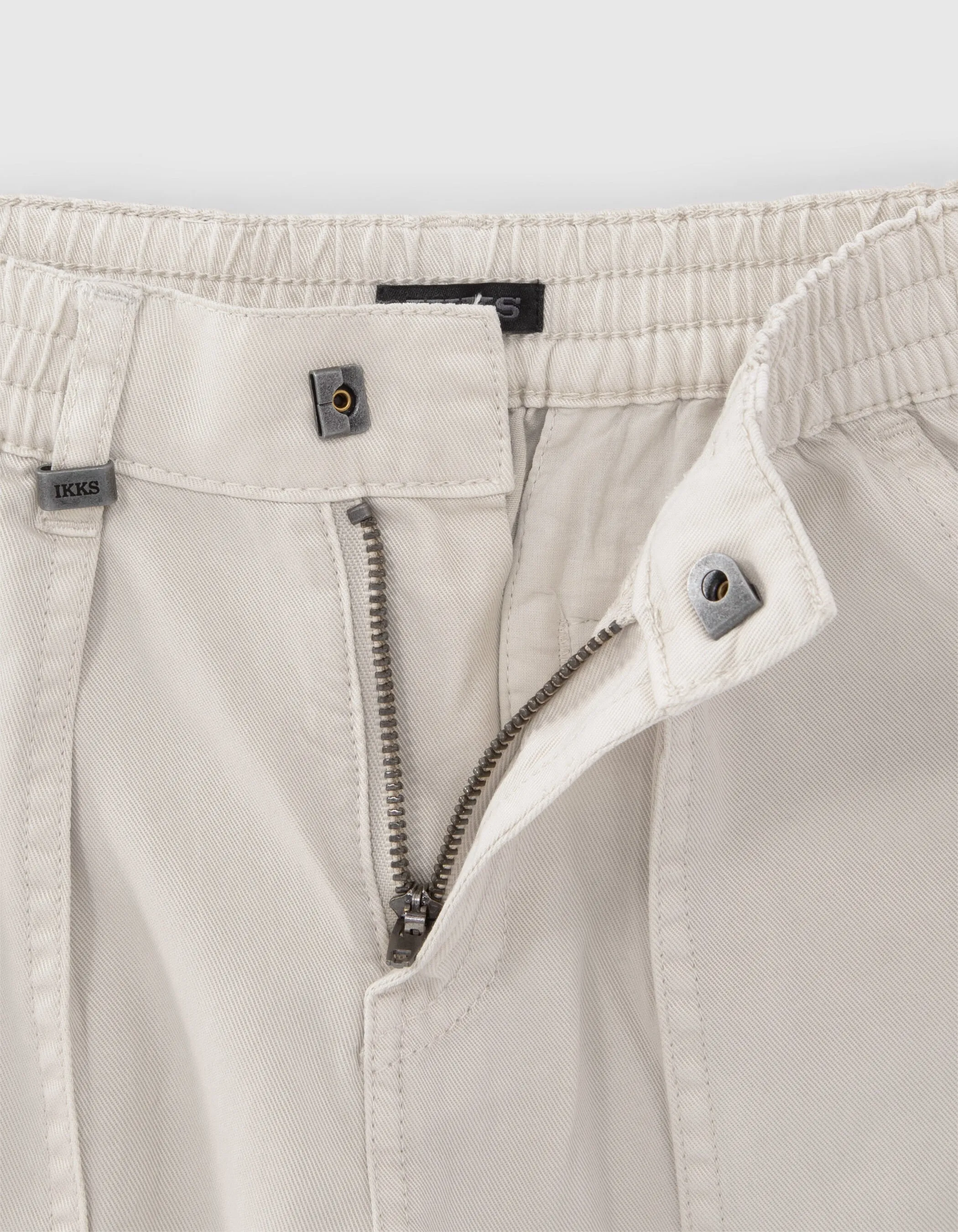 Pantalon BATTLE beige taille élastiquée garçon