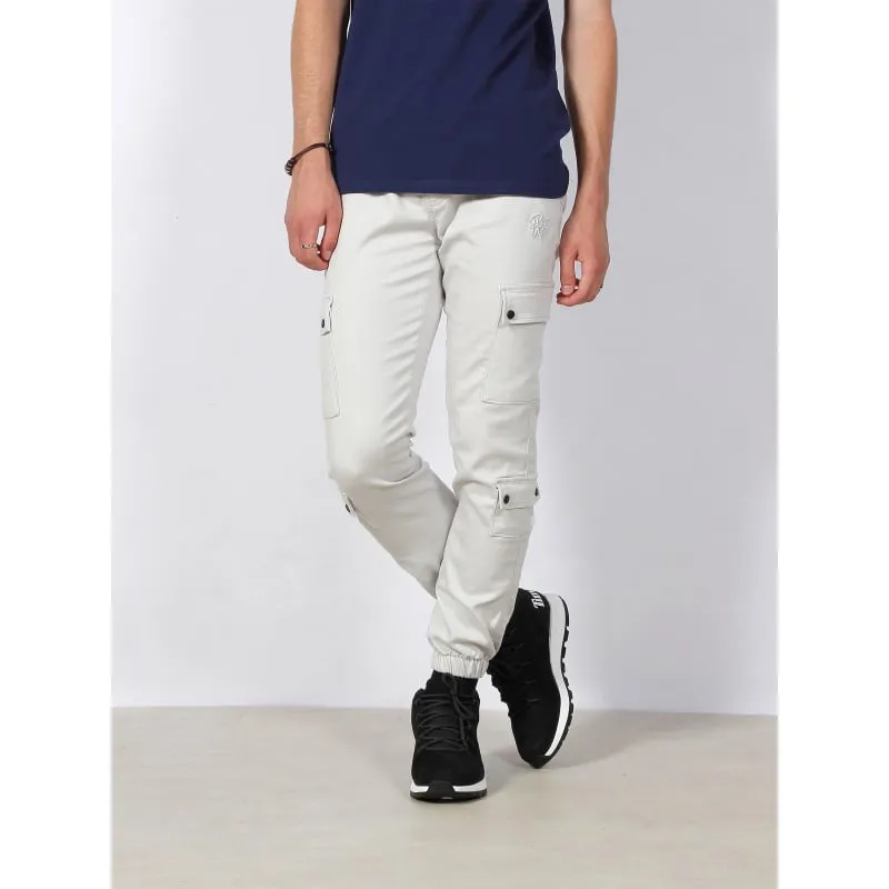 Pantalon cargo multi-poches flake marron homme - Jack & Jones | wimod