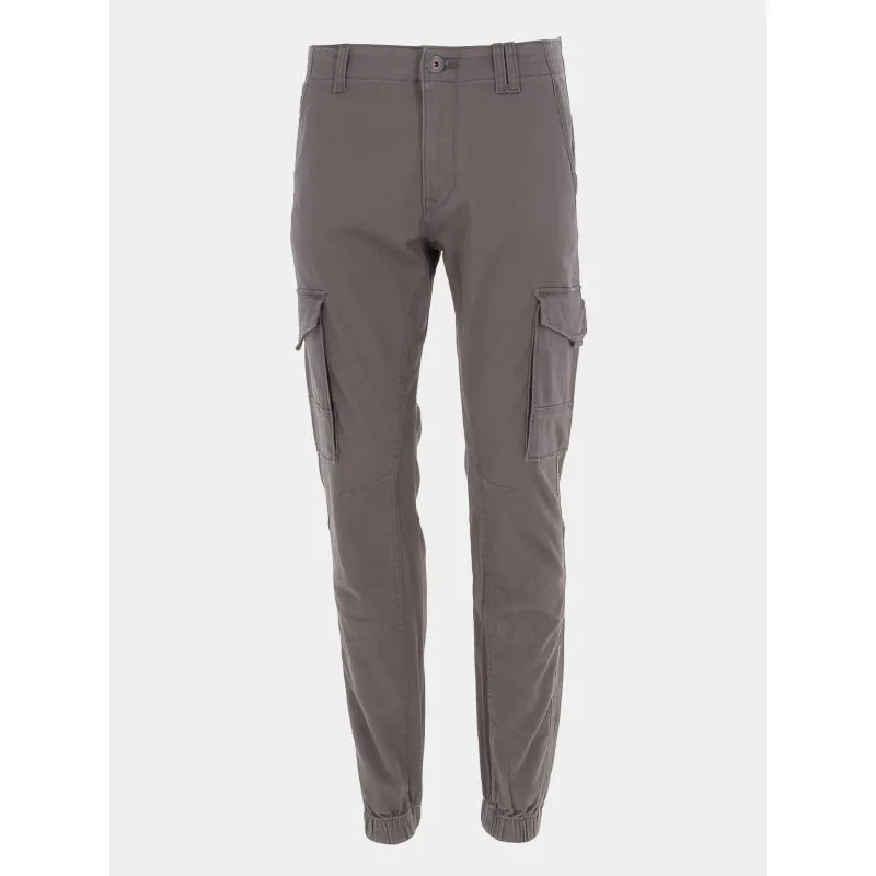 Pantalon cargo multi-poches flake marron homme - Jack & Jones | wimod