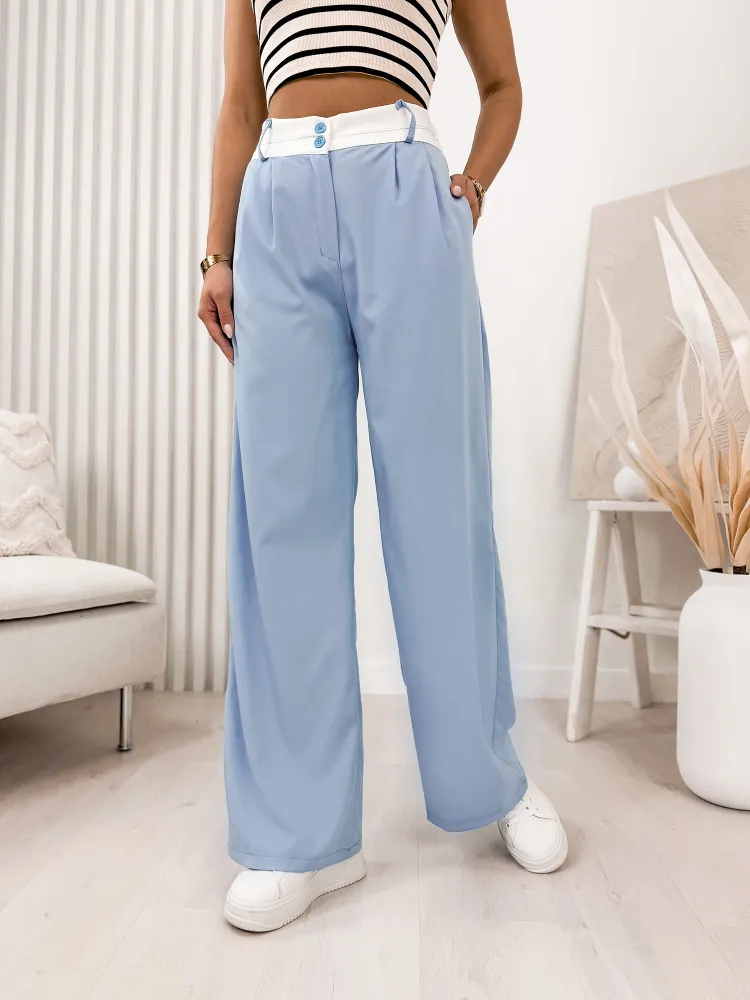 PANTALON CRONE BLEU