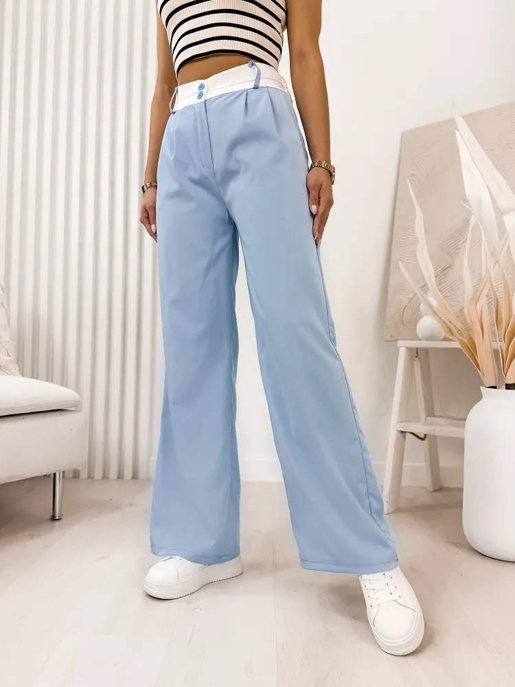 PANTALON CRONE BLEU