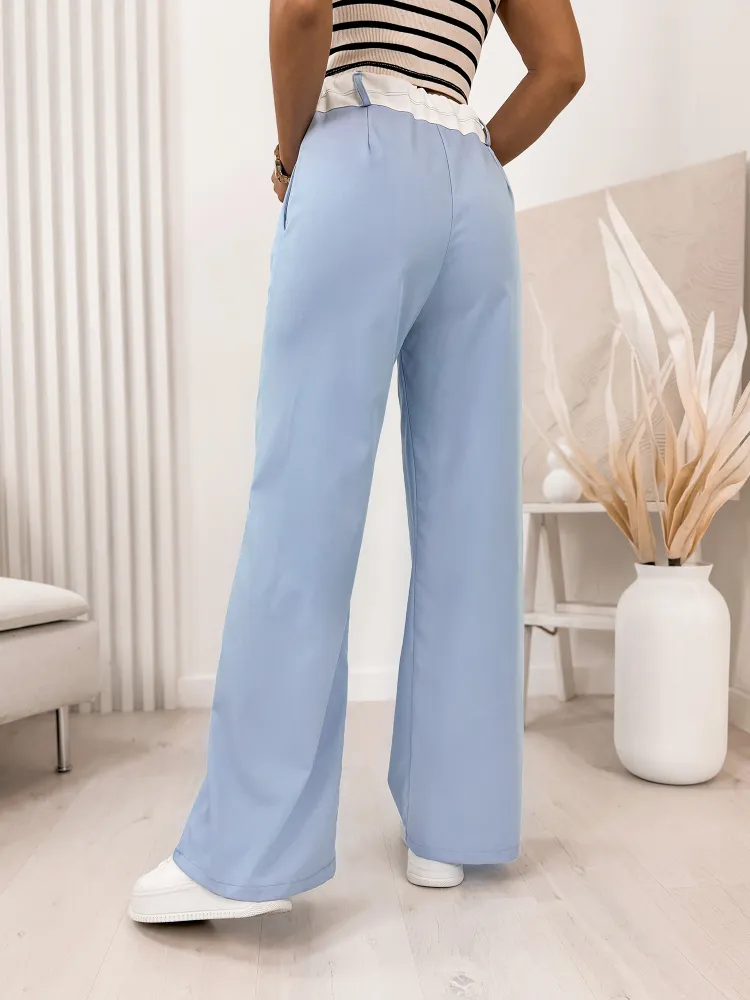 PANTALON CRONE BLEU