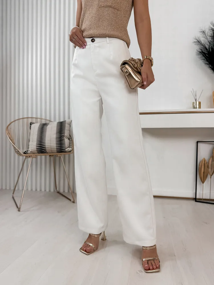 PANTALON CZACZA BLANC