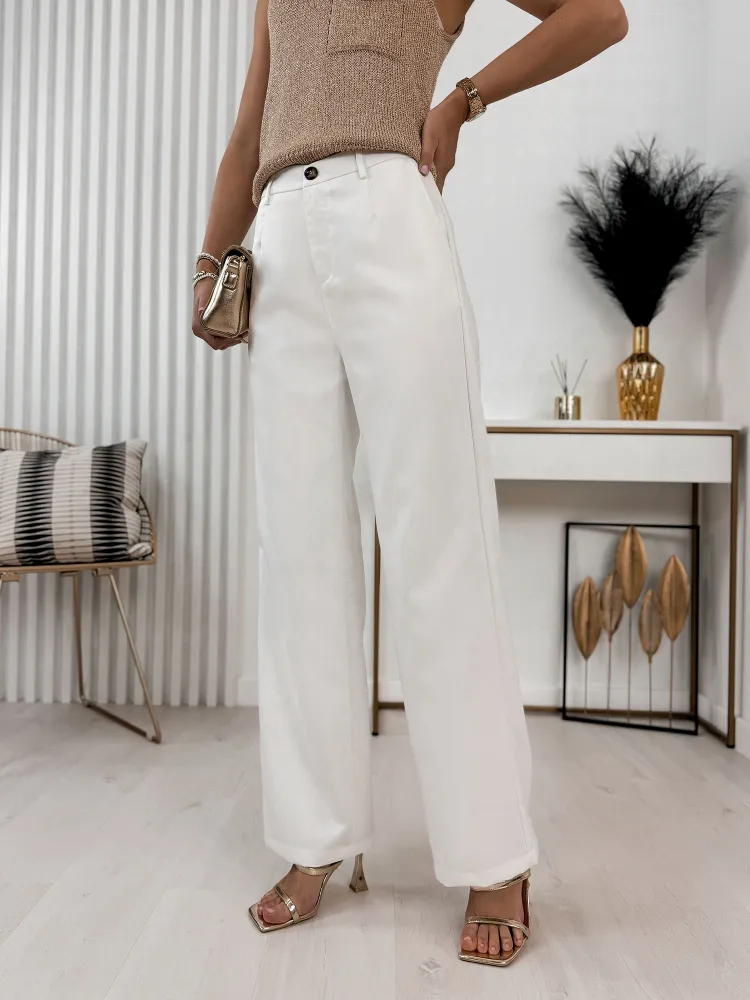 PANTALON CZACZA BLANC