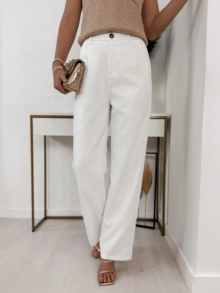 PANTALON CZACZA BLANC