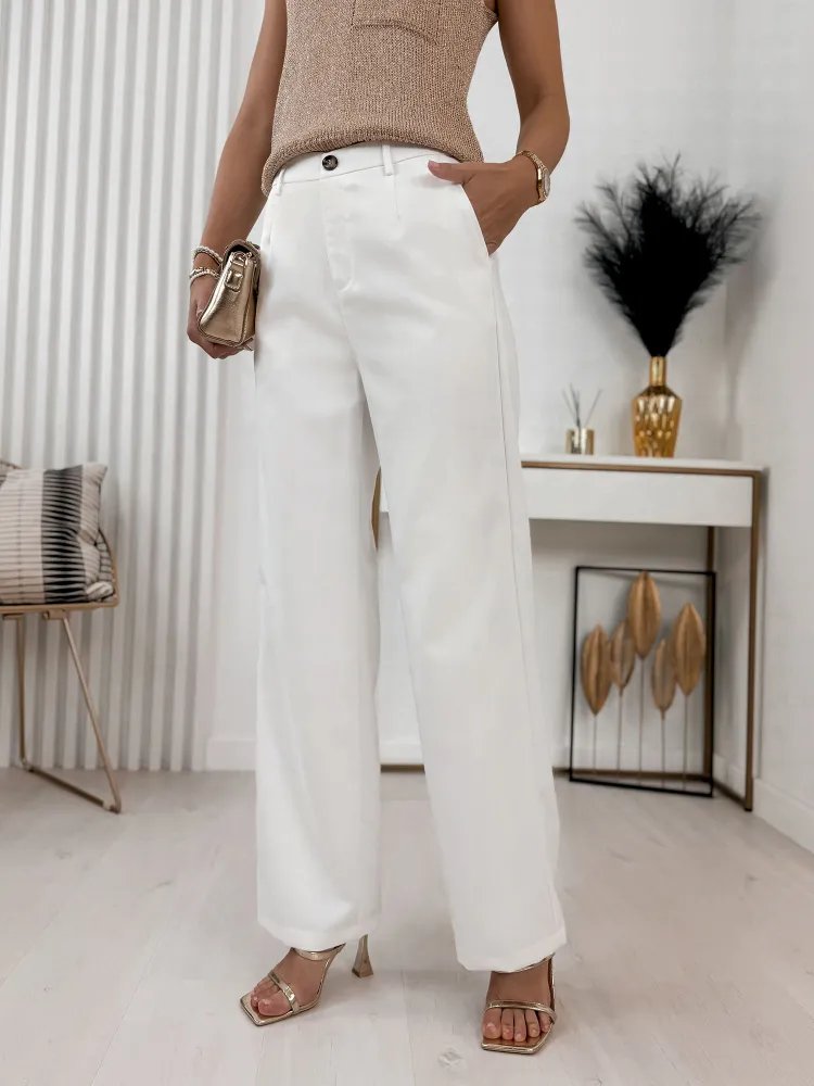 PANTALON CZACZA BLANC