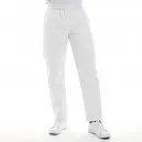 Pantalon de Cuisine Mixte Blanc ECO/LYOCELL - MANELLI