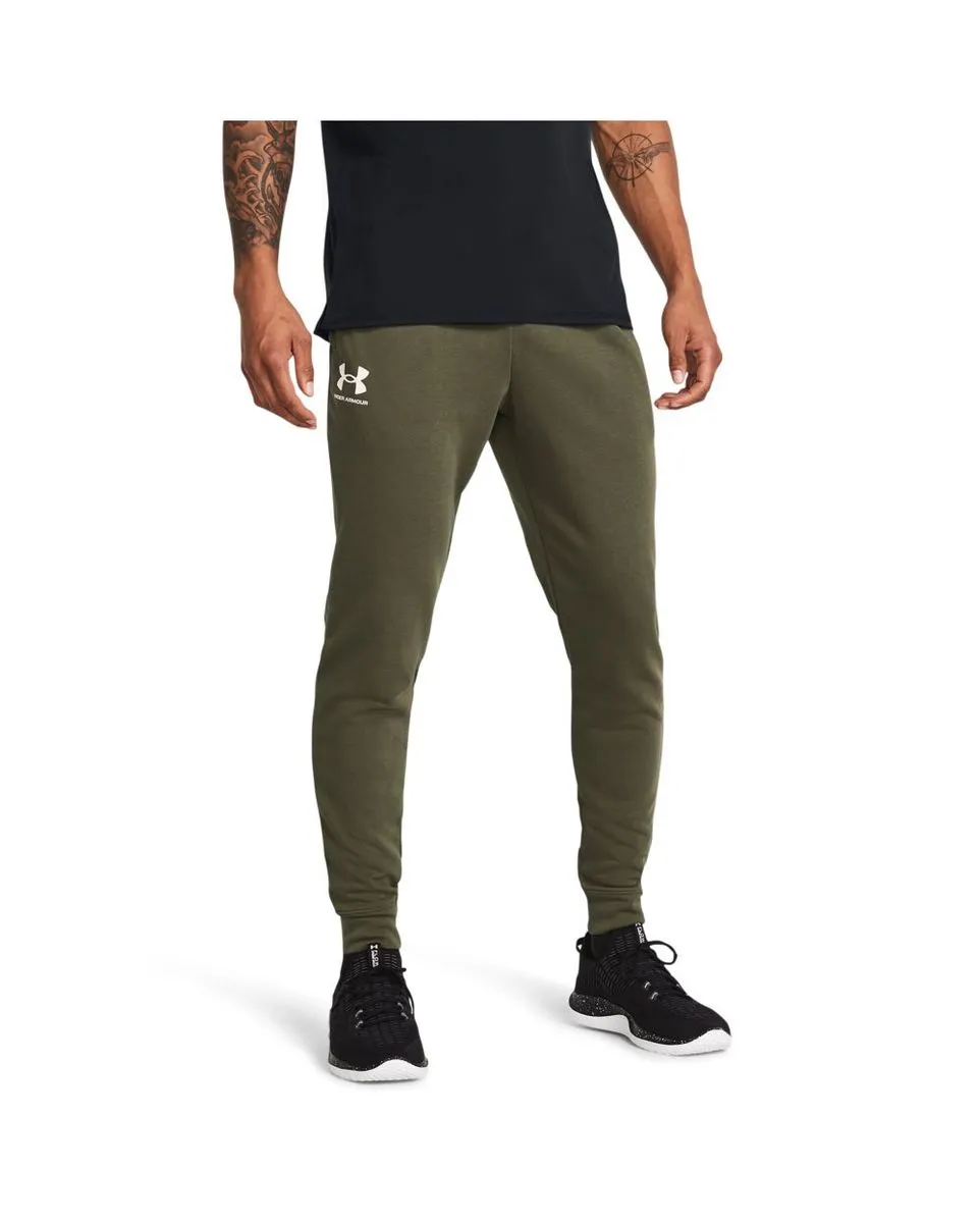 Pantalon de Jogging Homme UA RIVAL TERRY JOGGER Vert