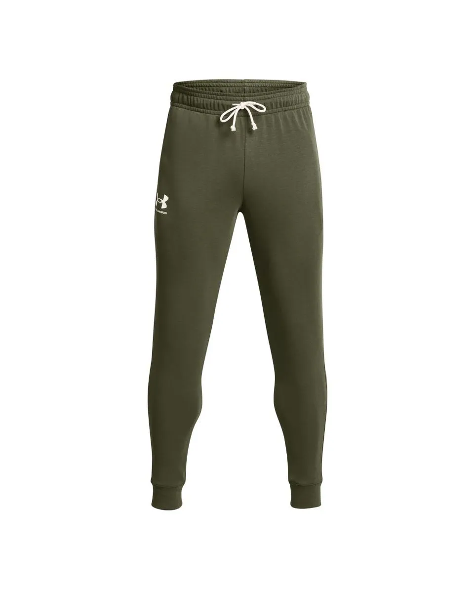 Pantalon de Jogging Homme UA RIVAL TERRY JOGGER Vert