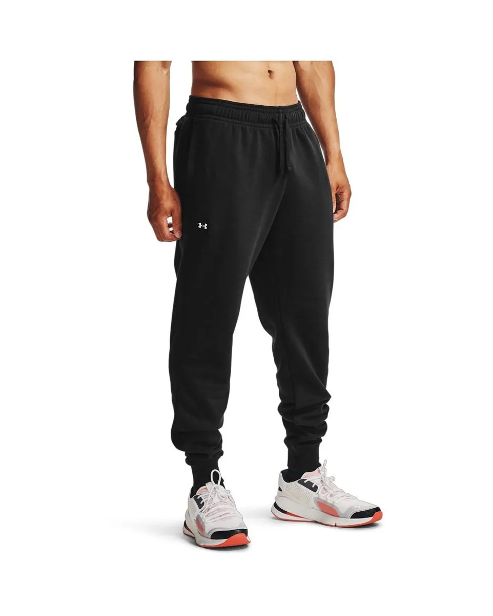 Pantalon de sport homme UA RIVAL FLEECE JOGGERS Noir