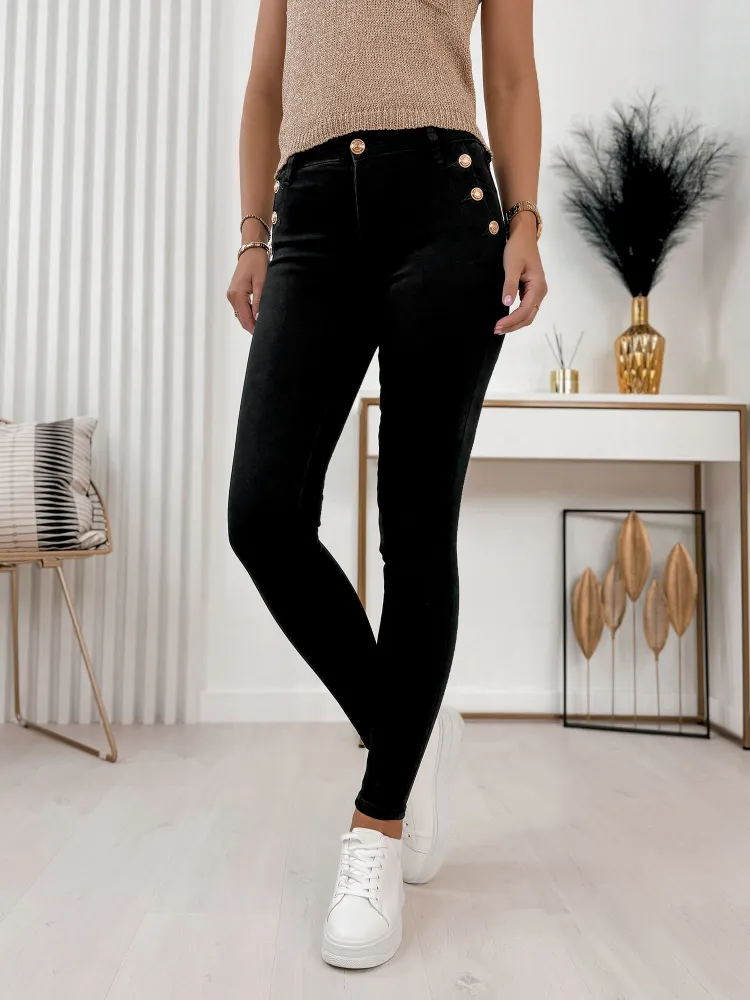 PANTALON ECANS NOIR