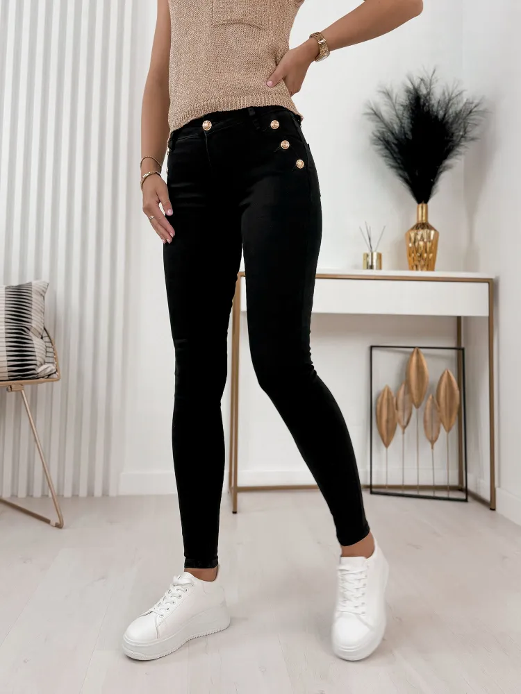 PANTALON ECANS NOIR