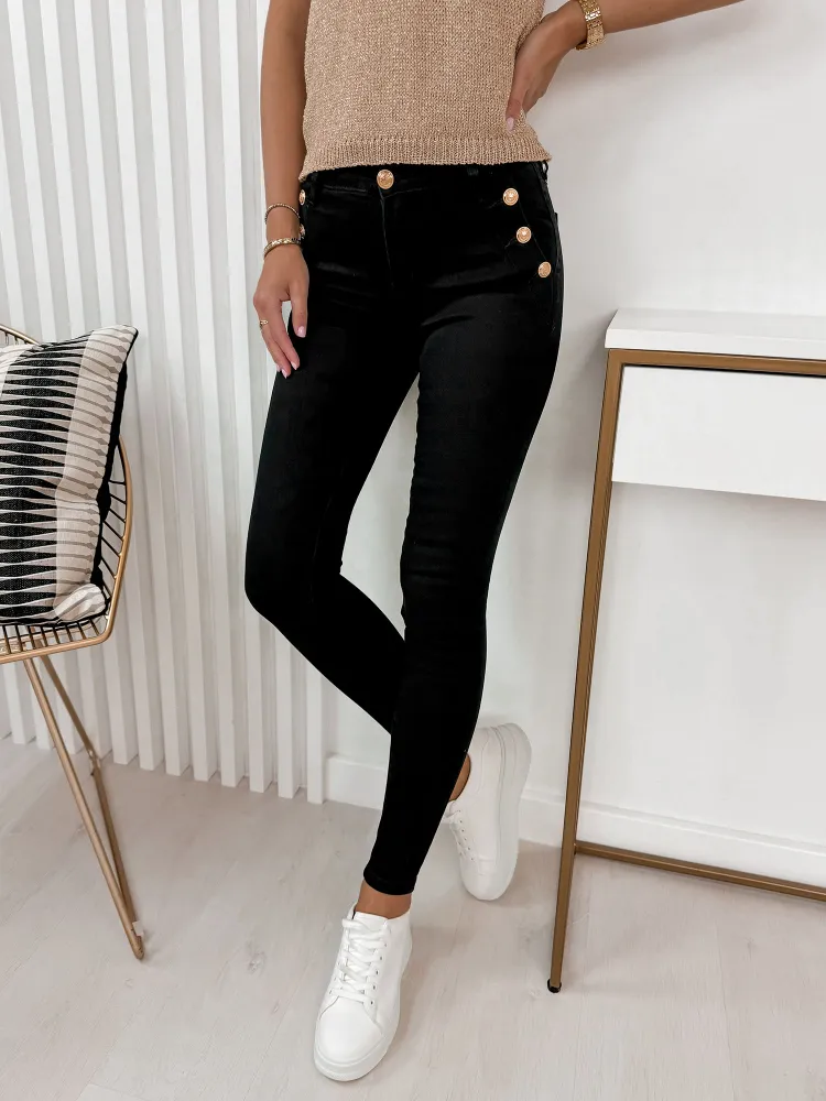 PANTALON ECANS NOIR