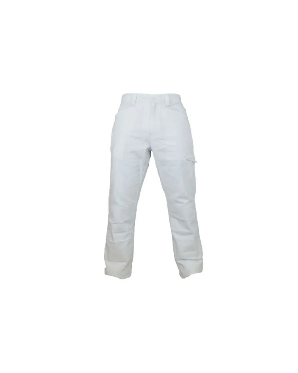 PANTALON EVO BLANC PG 100% COTON 300GR REF.01AB