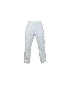 PANTALON EVO BLANC PG 100% COTON 300GR REF.01AB