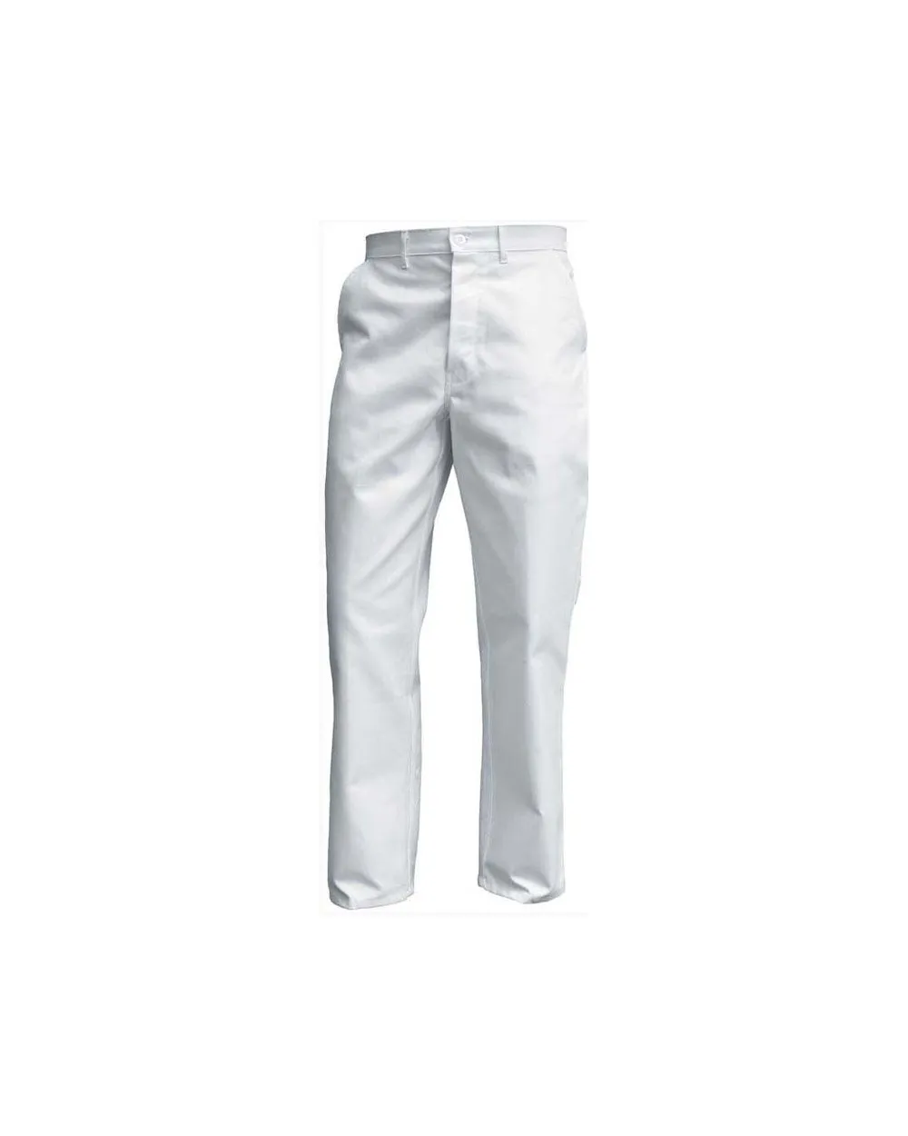 PANTALON EVO BLANC PG 100% COTON 300GR REF.01AB