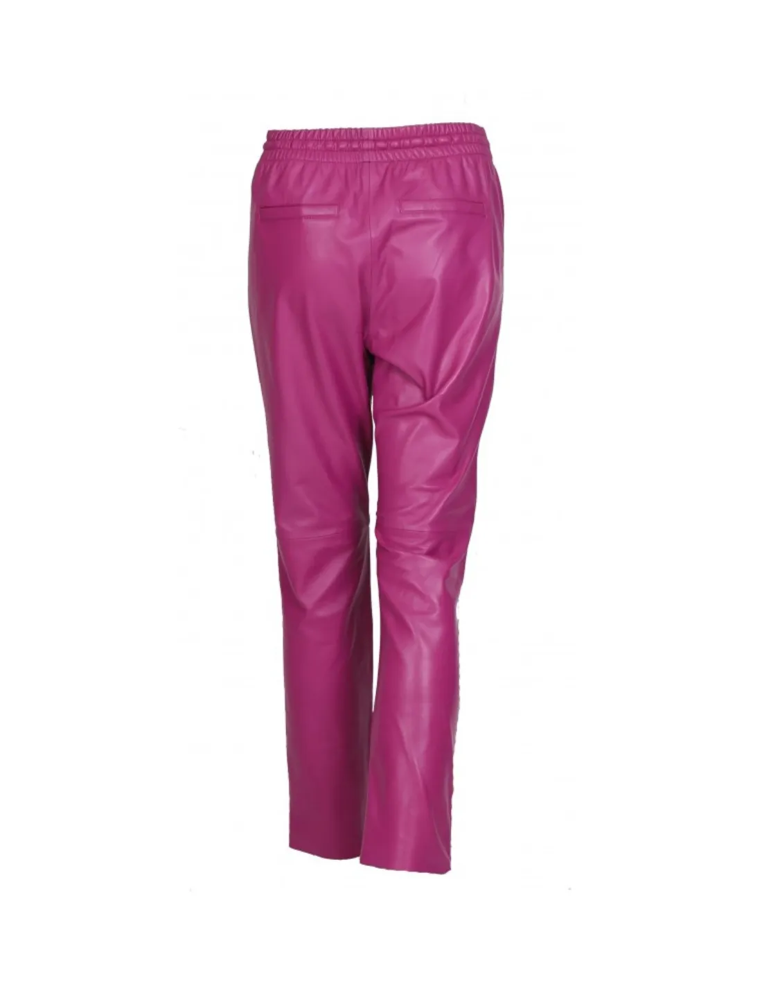 Pantalon jogpant en cuir Oakwood Gift Ref 50426 Mauve