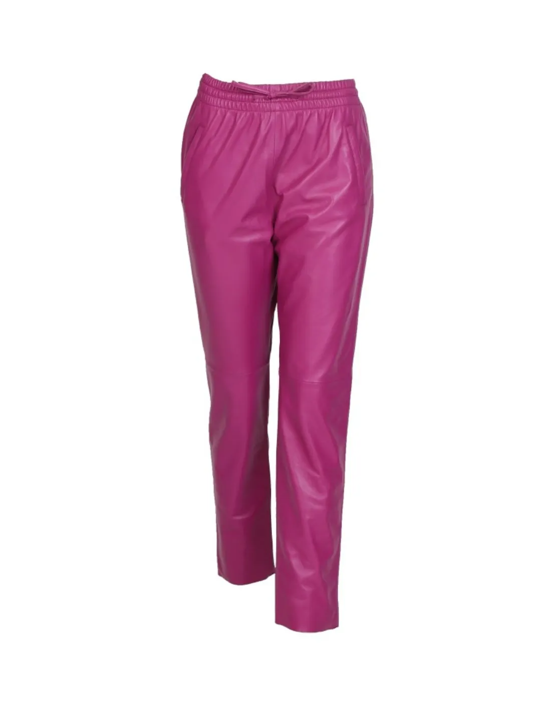 Pantalon jogpant en cuir Oakwood Gift Ref 50426 Mauve