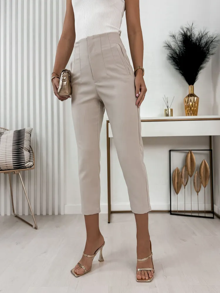 PANTALON LINKO BEIGE FONCÉ