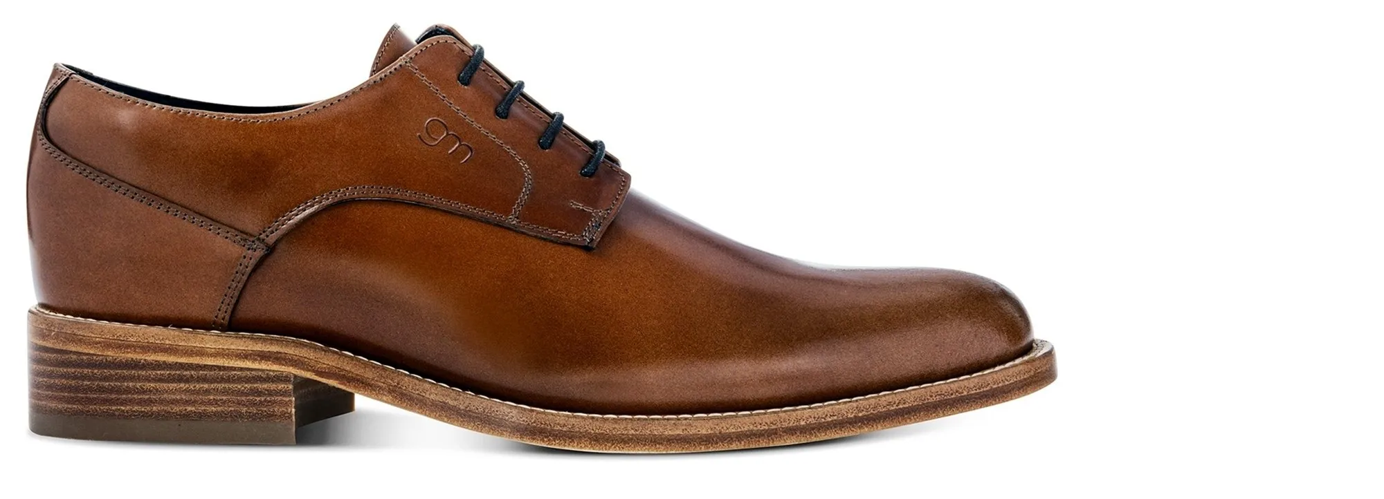 Rossmore - Classiques chaussures rehaussantes en Cuir Shell Cordovan de 6 cm à 8 cm en plus