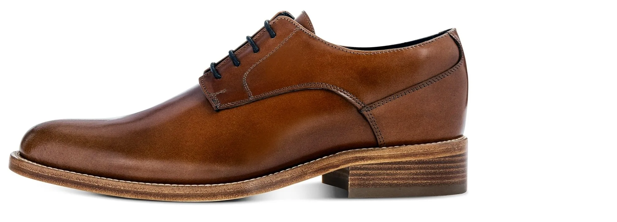 Rossmore - Classiques chaussures rehaussantes en Cuir Shell Cordovan de 6 cm à 8 cm en plus