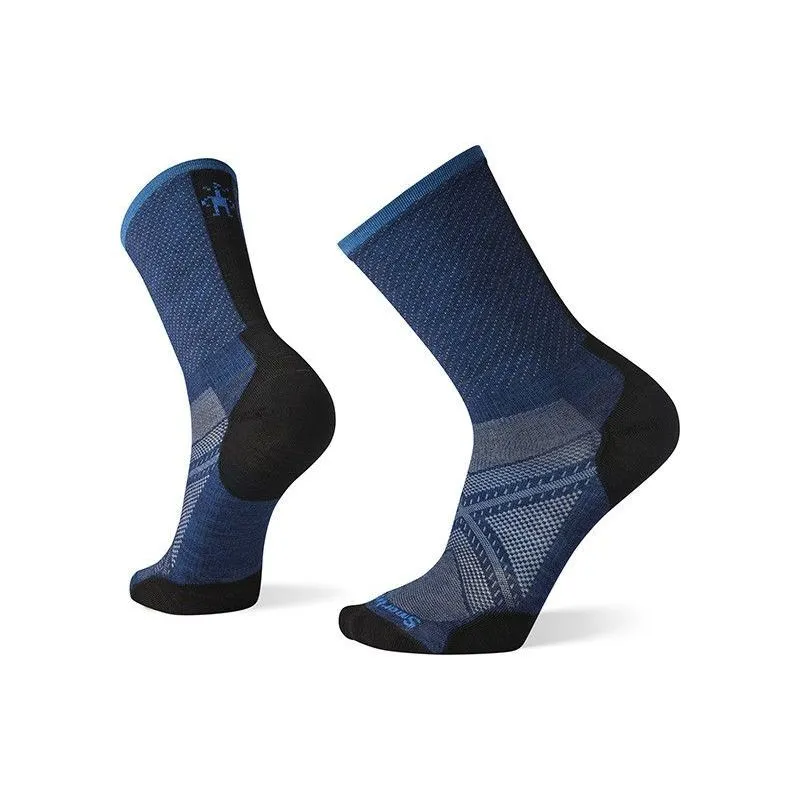 Smartwool PhD Run Ultra Light Pattern Crew - Chaussettes running homme | Hardloop