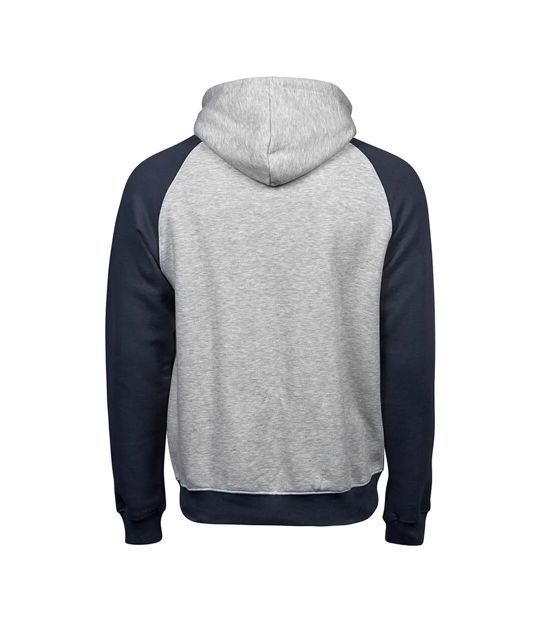 Sweatshirt bicolore homme gris chiné / bleu marine Tee Jays