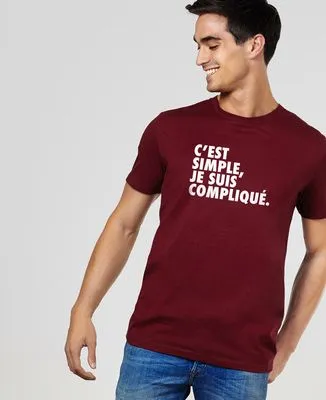 Sweatshirt homme C'est simple je suis compliqué