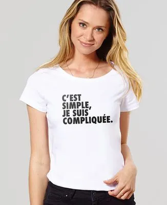 Sweatshirt homme C'est simple je suis compliqué