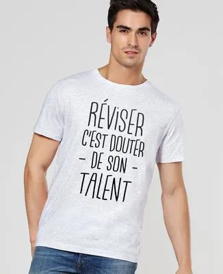 Sweatshirt homme Réviser c'est douter de son talent