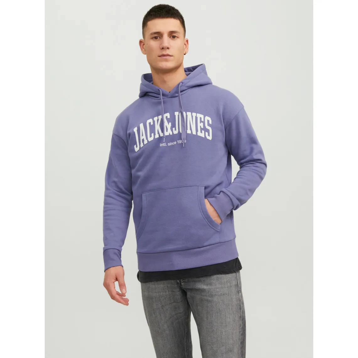 Sweatshirt Relaxed Fit Manches longues Violet foncé en coton | 3 Suisses