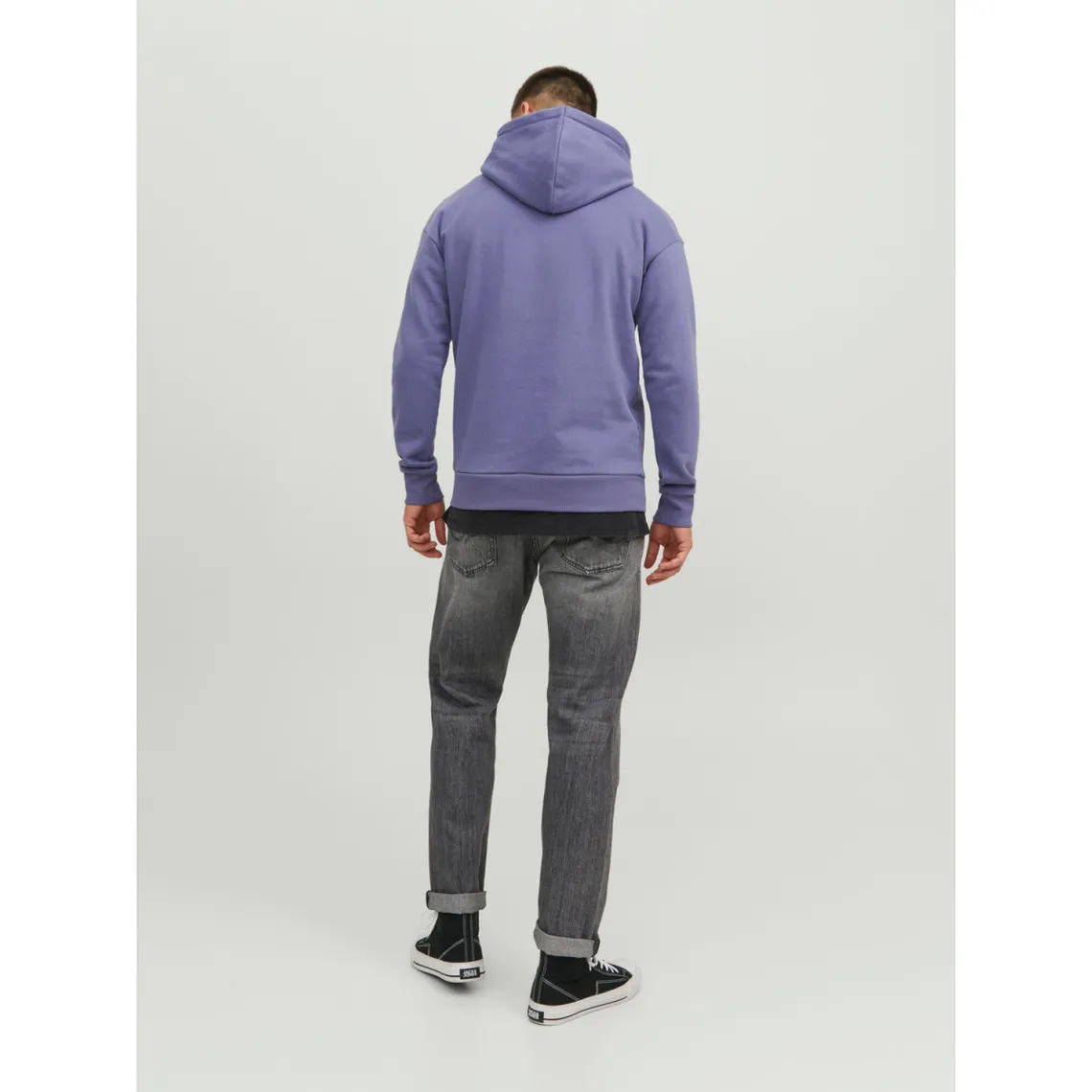 Sweatshirt Relaxed Fit Manches longues Violet foncé en coton | 3 Suisses