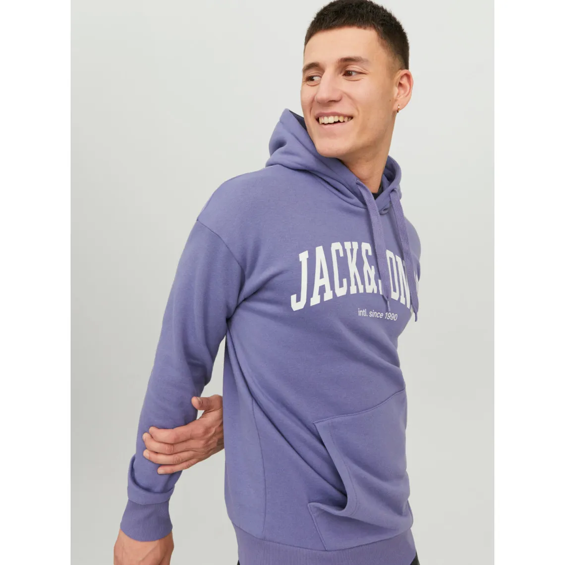 Sweatshirt Relaxed Fit Manches longues Violet foncé en coton | 3 Suisses