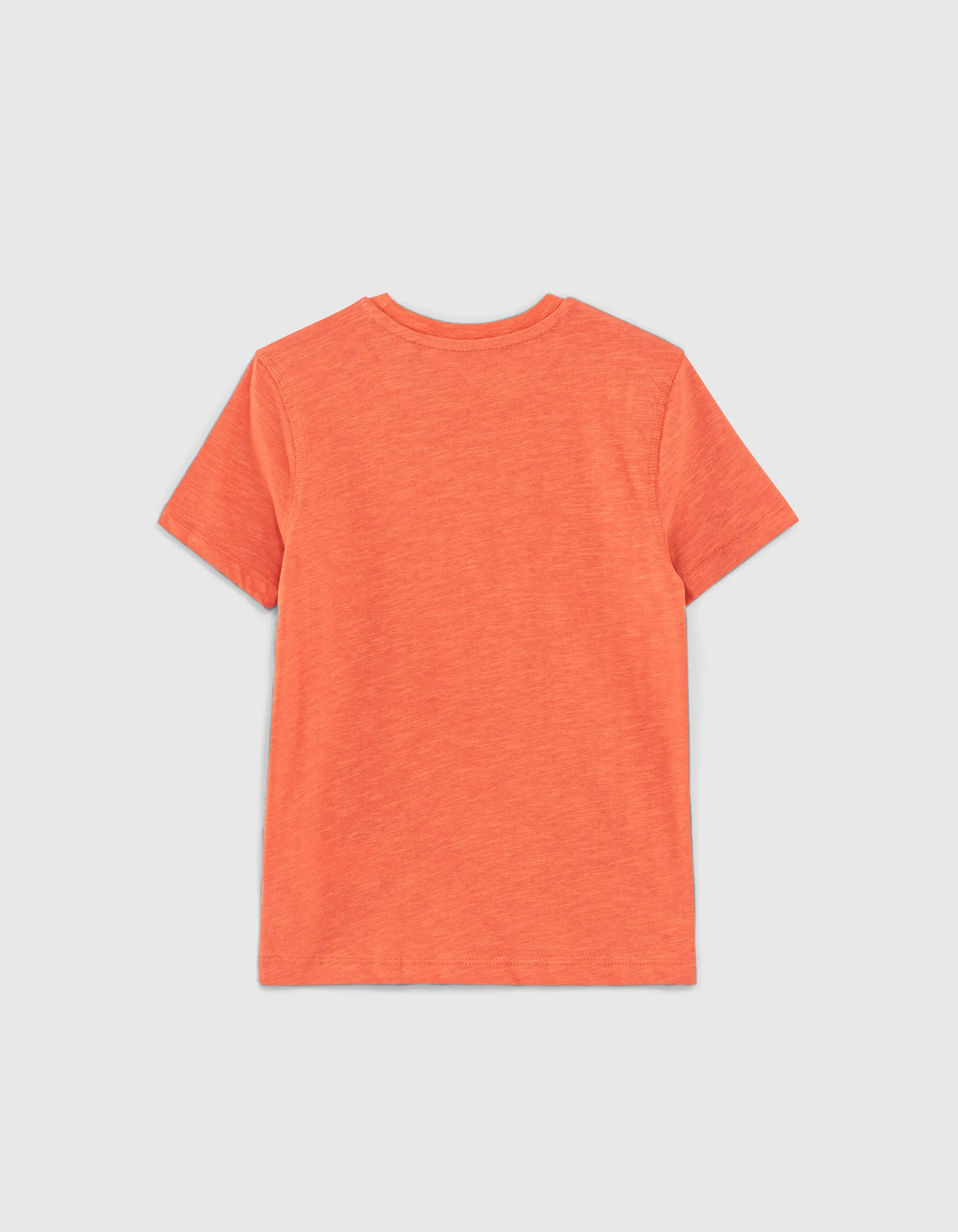 T-shirt corail Essentiel en coton bio garçon