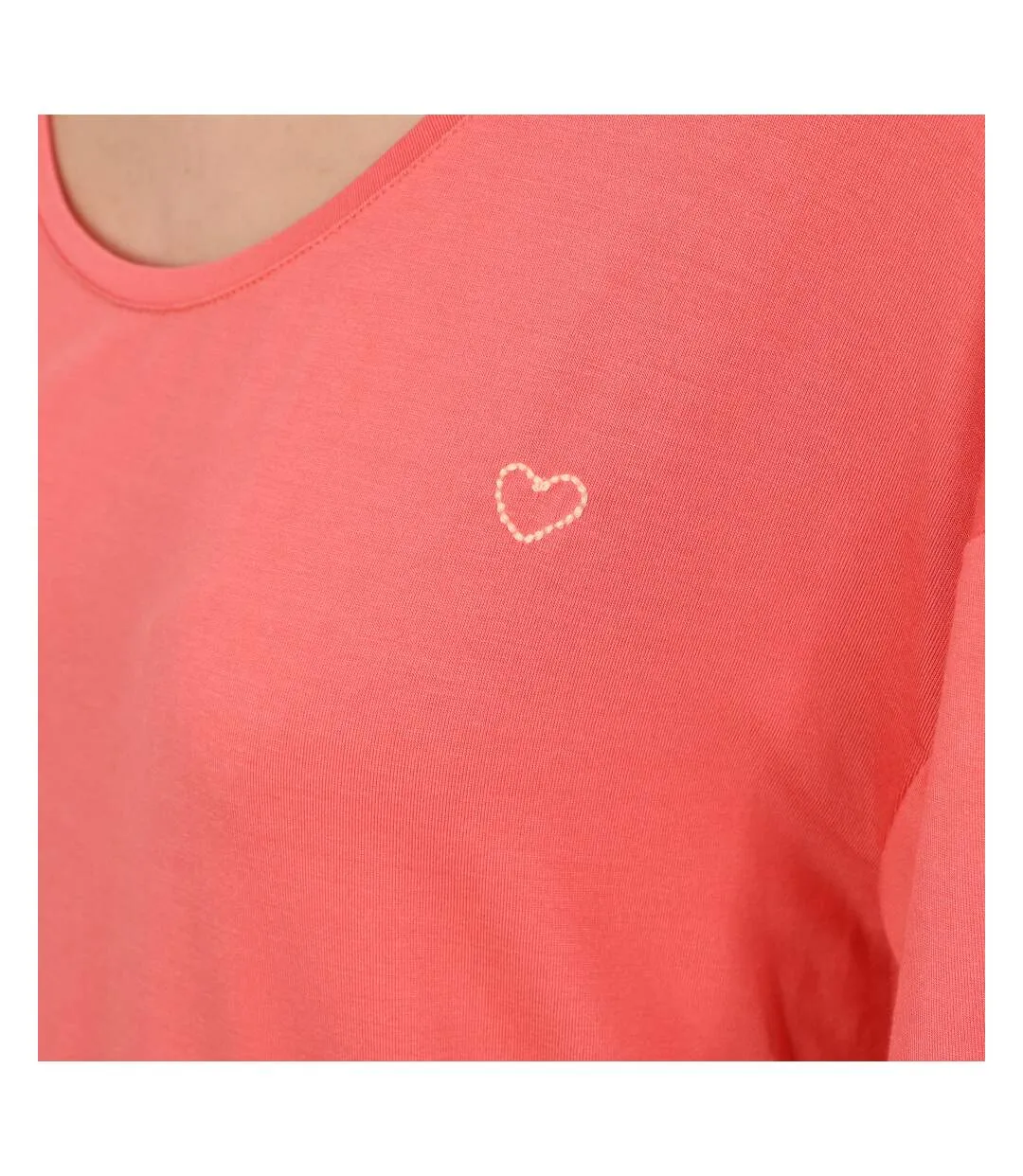 T-shirt Corail Femme Teddy Smith Tifani